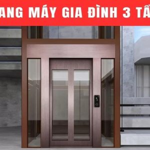 Thang máy gia đình 3 tầng lắp đặt linh hoạt bền bỉ theo thời gian